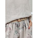 Conjunto Livia Linho Italiano Bege