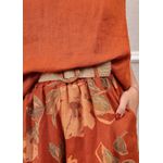 Conjunto Livia Linho Italiano Terracota