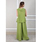 Conjunto Manuela Linho Italiano Verde Pistache 