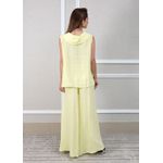 Conjunto Manuela Linho Italiano Amarelo