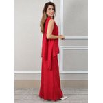 Vestido Elisa Linho Italiano Caramelo .