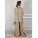 Conjunto Fabi Linho Italiano Cappuccino