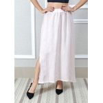 Saia Melissa Linho Italiano Rosa Bebe