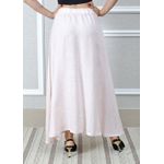 Saia Melissa Linho Italiano Rosa Bebe