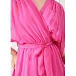 Vestido Stella Seda Italiana Pink .