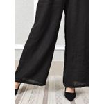 Calça Heloisa Linho Italiano Preta