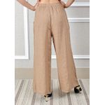 Calça Heloisa Linho Italiano Caramelo