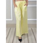 Calça Heloisa Linho Italiano Amarelo