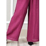 Calça Heloisa Linho Italiano Bordô