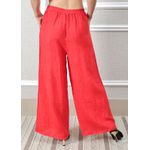 Calça Heloisa Linho Italiano Vermelho