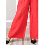 Calça Heloisa Linho Italiano Vermelho