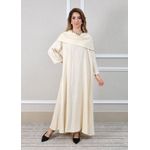Vestido Tamara Linho Italiano Off White .