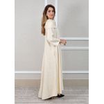 Vestido Tamara Linho Italiano Off White .