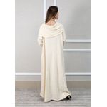 Vestido Tamara Linho Italiano Off White .
