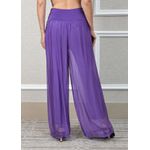 Calça Louise Seda Italiana Roxo
