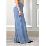 Calça Louise Seda Italiana Azul Jeans