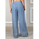 Calça Louise Seda Italiana Azul Jeans