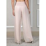 Calça Louise Seda Italiana Rosa Bebe