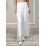 Calça Louise Seda Italiana Branco