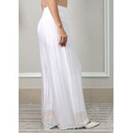 Calça Louise Seda Italiana Branco