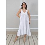 Vestido Barbara Linho Italiano Branco