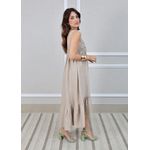 Vestido Barbara Linho Italiano Bege 
