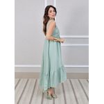 Vestido Barbara Linho Italiano Verde Água