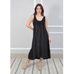 Vestido Barbara Linho Italiano Preto 