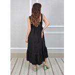 Vestido Barbara Linho Italiano Preto 