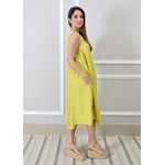 Vestido Analu Linho Italiano Bambu 