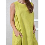 Vestido Analu Linho Italiano Bambu 