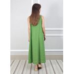 Vestido Maria Linho Italiano Verde Pistache