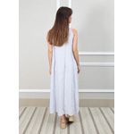 Vestido Maria Linho Italiano Gelo