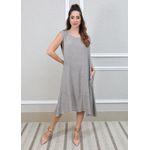 Vestido Lavinia Linho Italiano Fendi