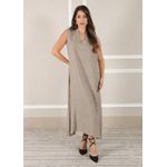 Vestido Luana Linho Italiano Fendi