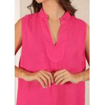 Vestido Luana Linho Italiano Pink