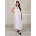 Vestido Luana Linho Italiano Branco