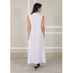 Vestido Luana Linho Italiano Branco