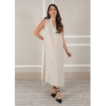 Vestido Luana Linho Italiano Cru .