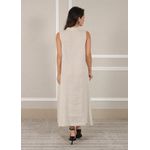 Vestido Luana Linho Italiano Cru .