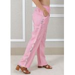 CALÇA NAIRA ROSA CHICLETE