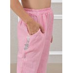 CALÇA NAIRA ROSA CHICLETE