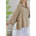 CAMISA VANDA CARAMELO