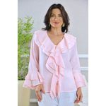 CAMISA AMARA ROSA BEBÊ