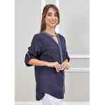 CAMISA SILMARA AZUL MARINHO
