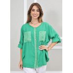 CAMISA DENISE VERDE GUCCI