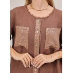 CAMISA DENISE MARROM