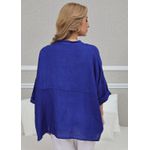 CAMISA LUANA AZUL ROYAL