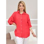 CAMISA MANDALA VERMELHO