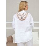 CAMISA MANDALA BRANCO